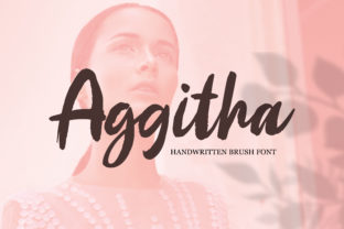 Aggitha: A Charming Handwritten Font for Editorial Design