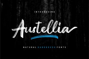 Austellia: A Bold Handwritten Font for Editorial Design