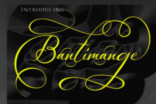 Bantimange: A Bold Script Typeface for Modern Editorial Design