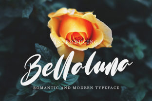 Bellaluna: A Handwritten Typeface for Modern Editorial Design