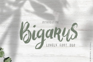 Bigarus Font: A Handwritten Typeface for Editorial Design