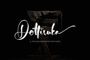 Dettiruka: A Handwritten Typeface for Editorial Design