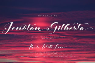 Jonatan Gilberta: A Refined Handwritten Font for Editorial Design