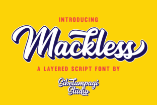 Mackless: A Bold Handwritten Font for Editorial Design