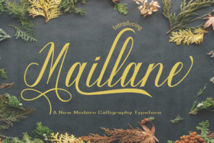 Maillane: A Handwritten Font for Digital Design