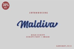 Maldiva: An Elegant Handwritten Font for Editorial Design