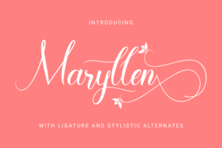 Maryllen: A Modern Script Font for Web Design