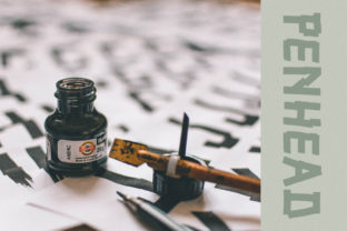 Penhead: A Script Font for Modern Editorial Design