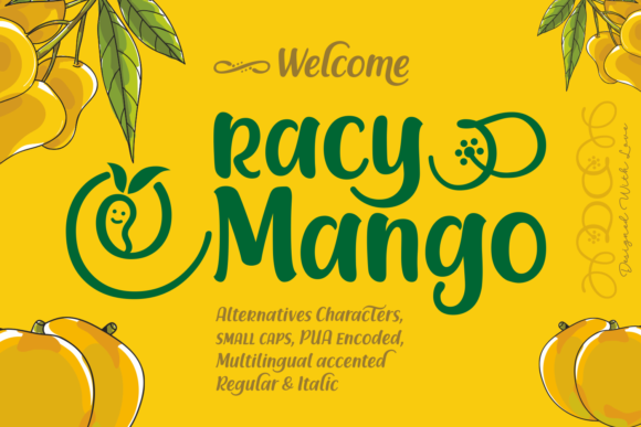 Racy Mango Font: Sweeten Your Brand Identity