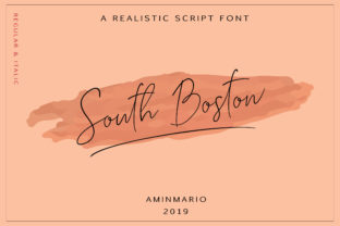 South Boston: An Authentic Handwritten Font for Web Design