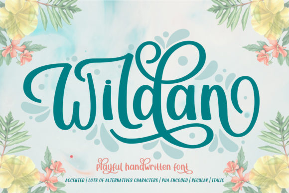Wildan Font: A Playful Script for Makers